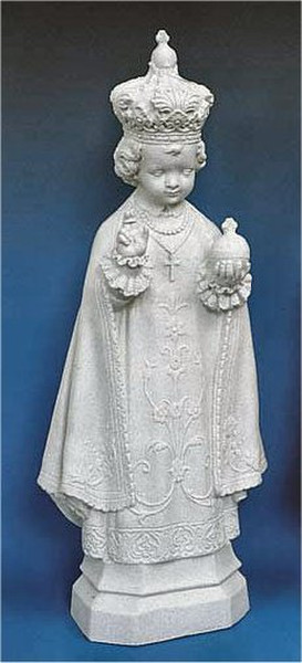 Infant Of Prague Faux Granite Statue